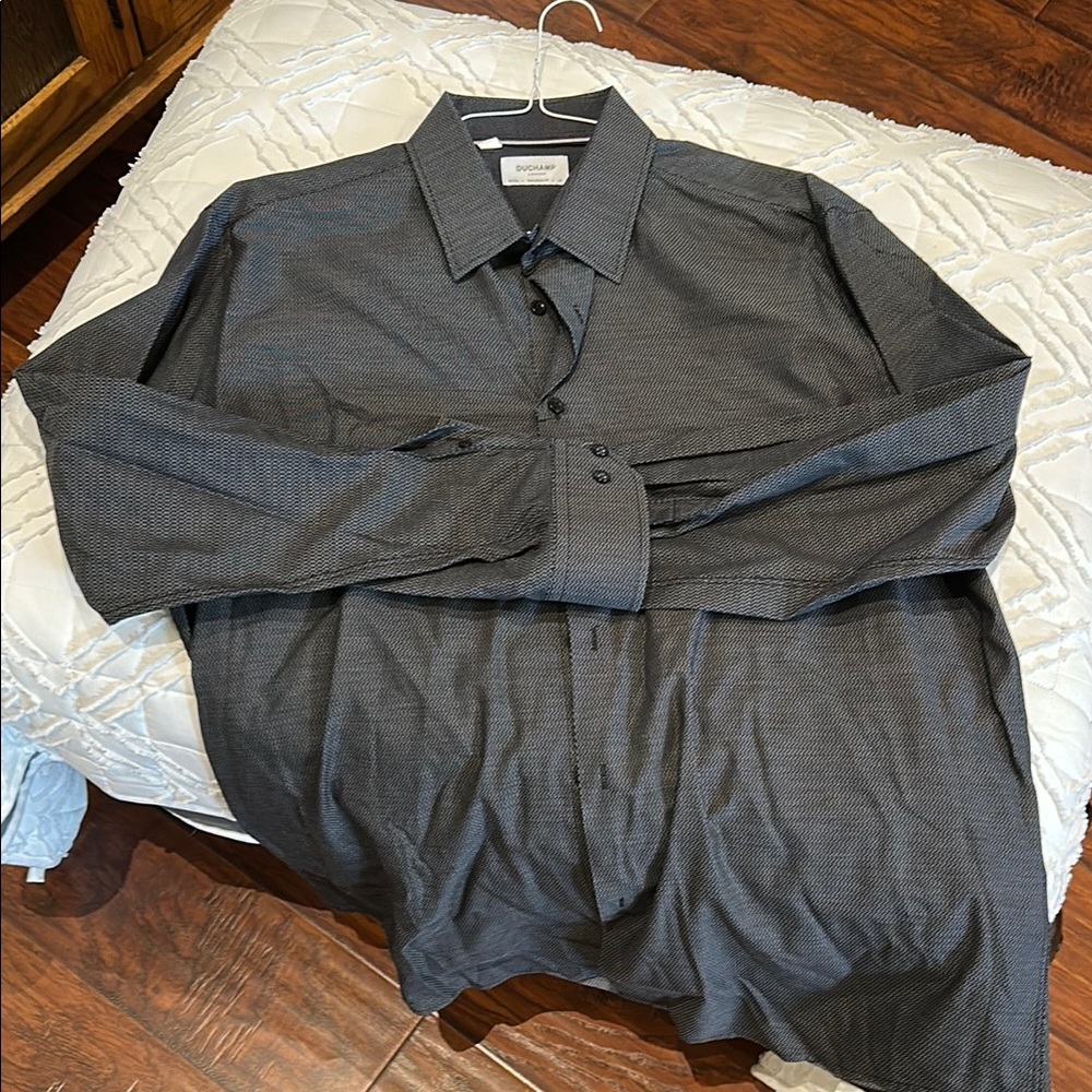 Duchamp Black and White Dress Shirts